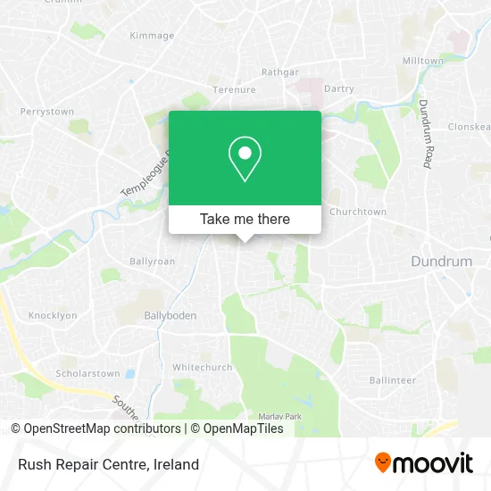 Rush Repair Centre map