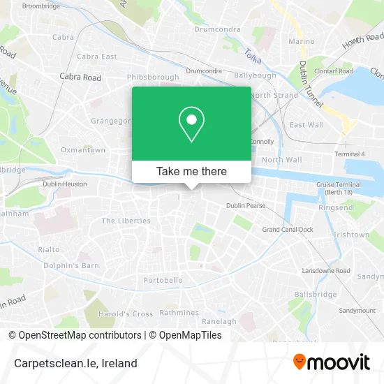 Carpetsclean.Ie map