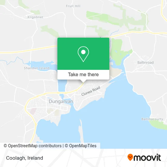 Coolagh map