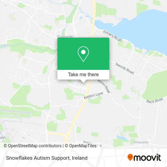 Snowflakes Autism Support map