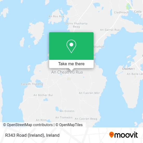 R343 Road (Ireland) map