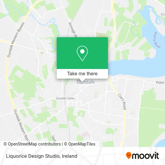 Liquorice Design Studio map