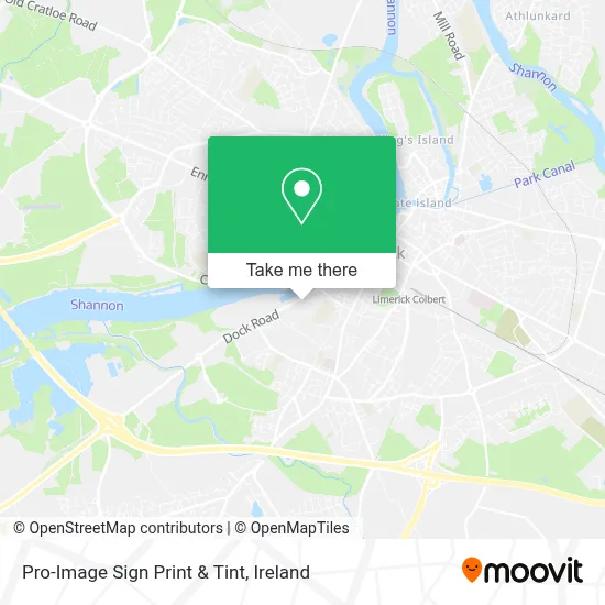 Pro-Image Sign Print & Tint map