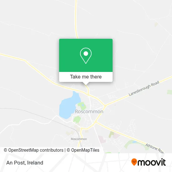 An Post map