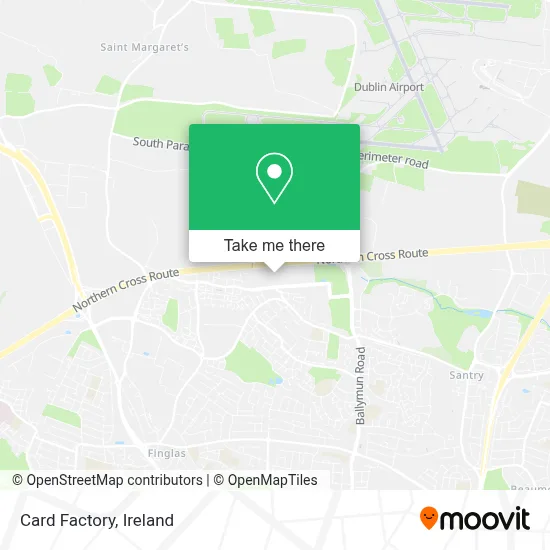 Card Factory map