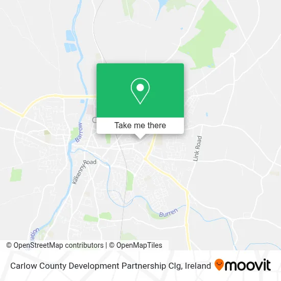 Carlow County Development Partnership Clg map