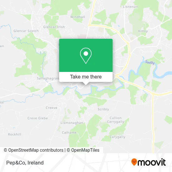 Pep&Co map