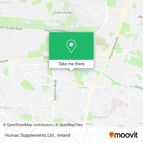 Humac Supplements Ltd. map