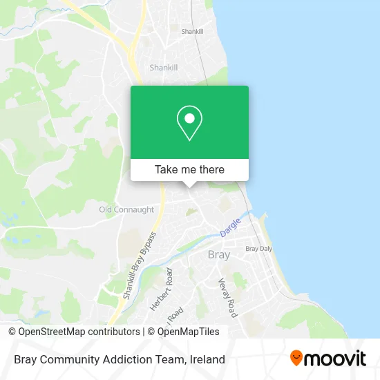 Bray Community Addiction Team map