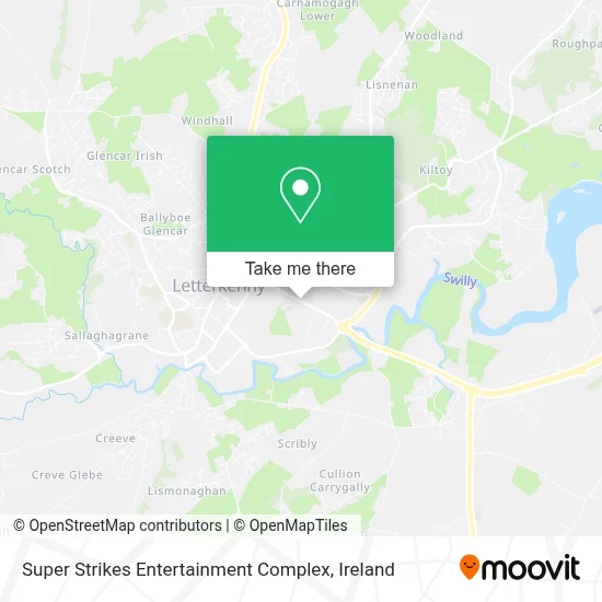 Super Strikes Entertainment Complex map