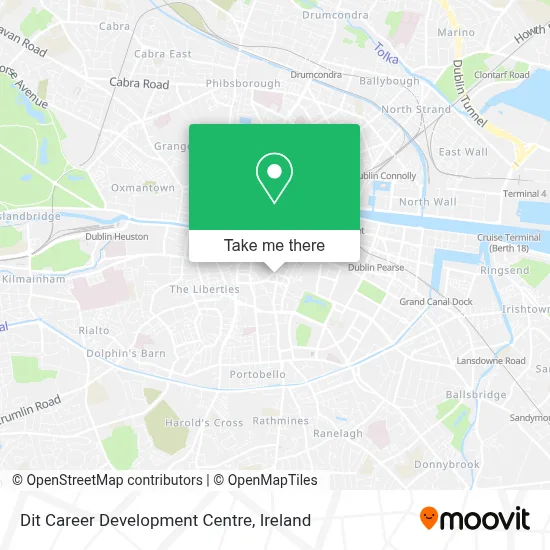 Dit Career Development Centre map