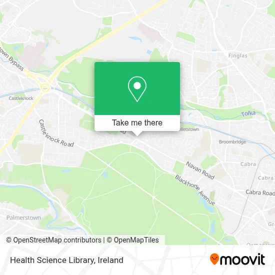 Health Science Library map