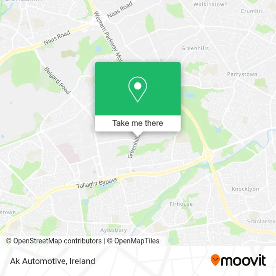 Ak Automotive map