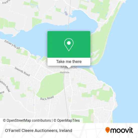 O'Farrell Cleere Auctioneers map
