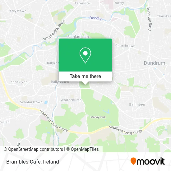 Brambles Cafe map