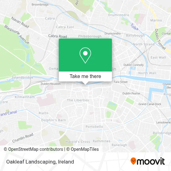Oakleaf Landscaping map