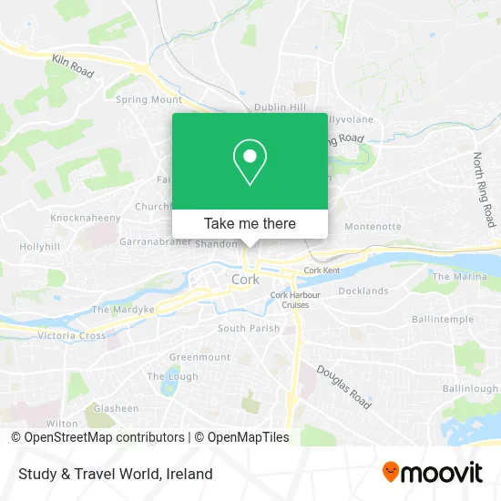 Study & Travel World map