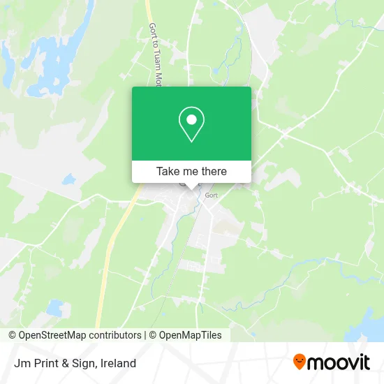 Jm Print & Sign map