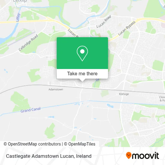 Castlegate Adamstown Lucan map