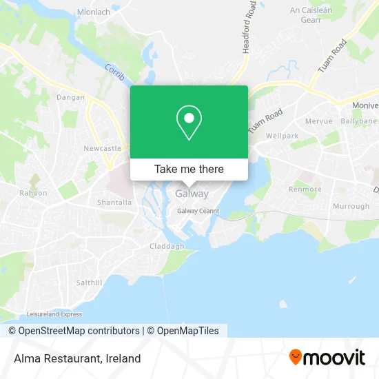 Alma Restaurant map