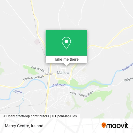 Mercy Centre map