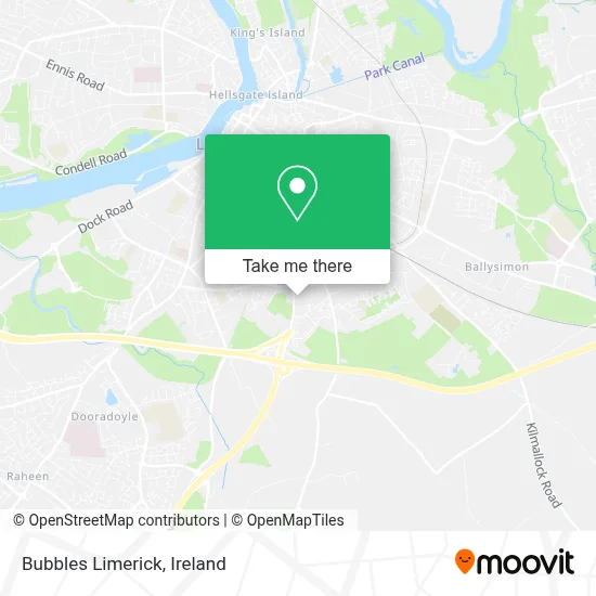 Bubbles Limerick map