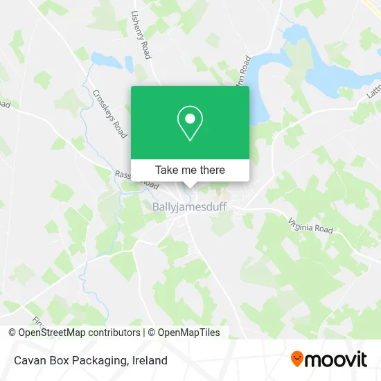 Cavan Box Packaging map