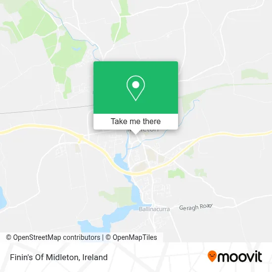 Finin's Of Midleton map