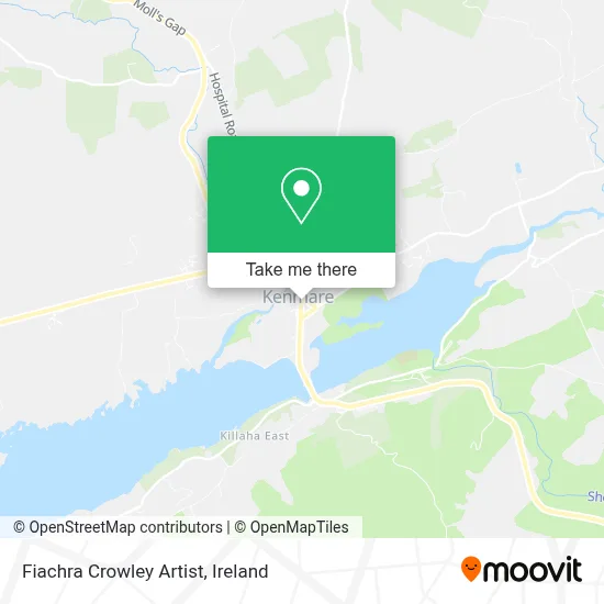Fiachra Crowley Artist map