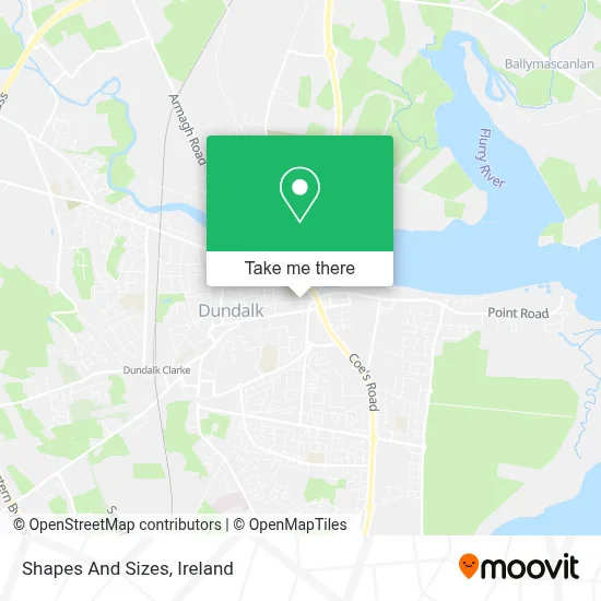 Shapes And Sizes map