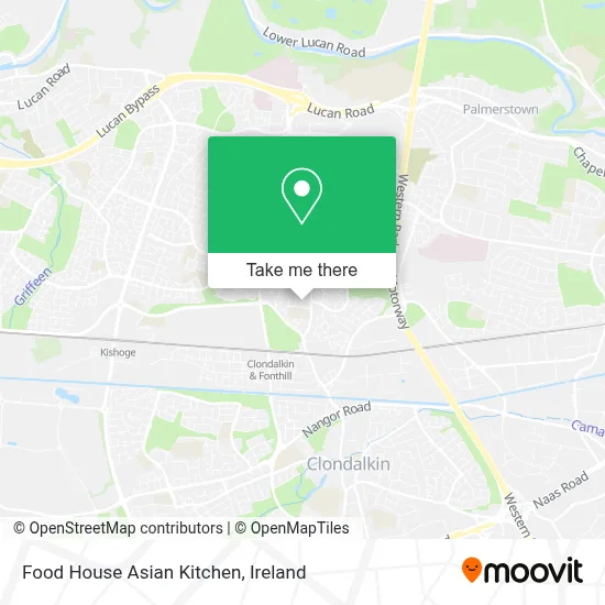 Food House Asian Kitchen map