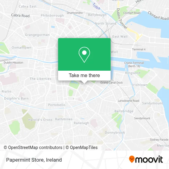 Papermint Store map