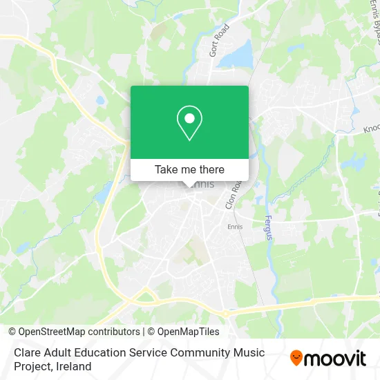 Clare Adult Education Service Community Music Project map