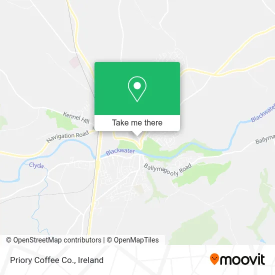 Priory Coffee Co. map