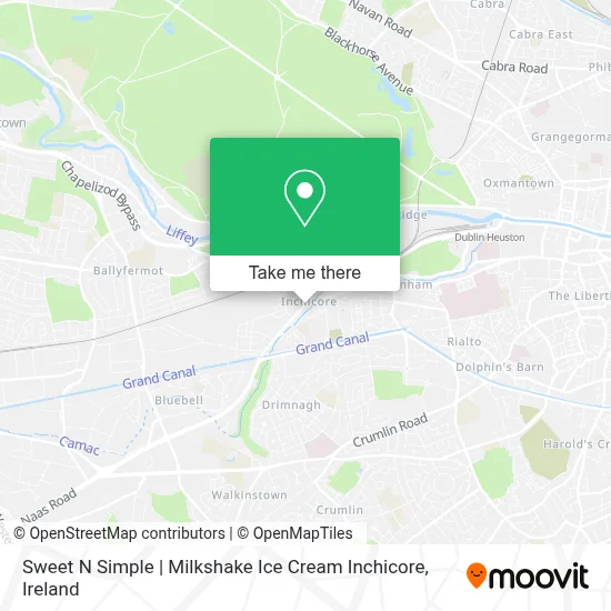 Sweet N Simple | Milkshake Ice Cream Inchicore map