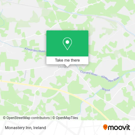 Monastery Inn map