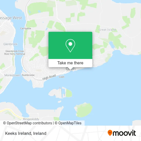 Keeks Ireland map
