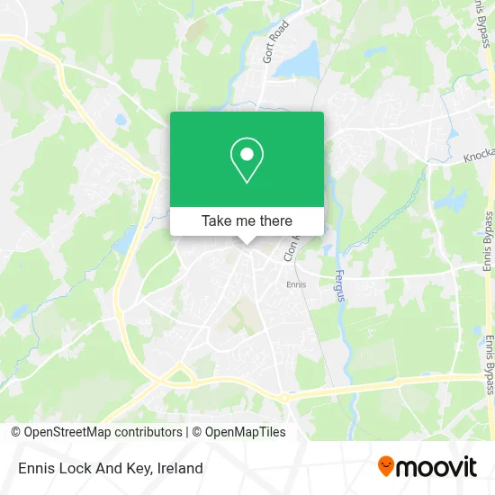 Ennis Lock And Key map