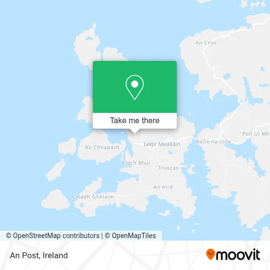 An Post map