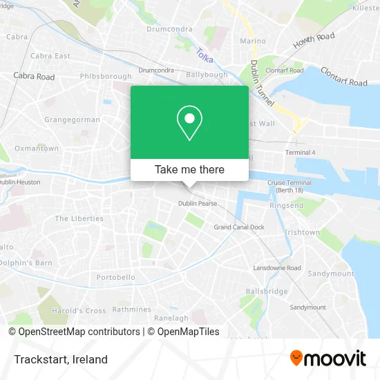 Trackstart map