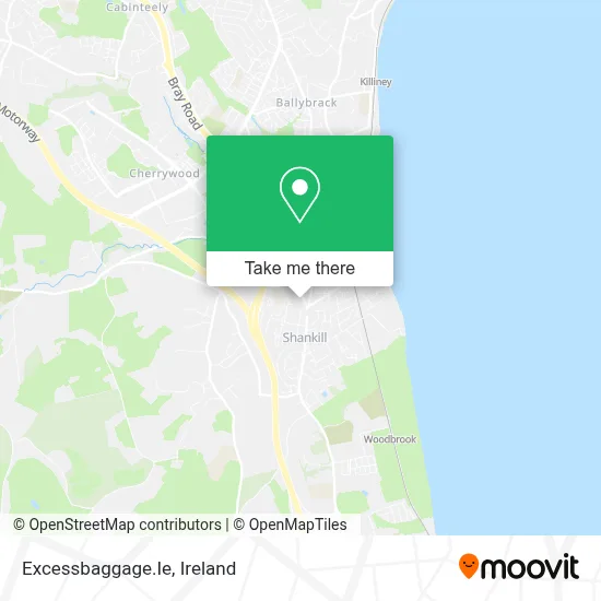Excessbaggage.Ie map