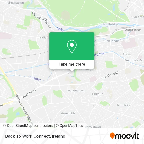 Back To Work Connect map