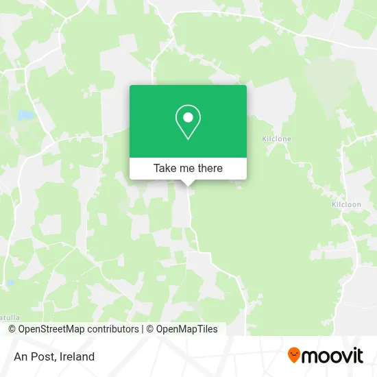 An Post map