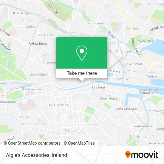 Algie's Accessories map