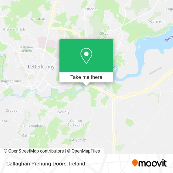 Callaghan Prehung Doors map