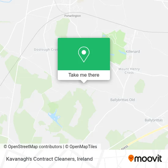 Kavanagh's Contract Cleaners map