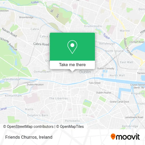 Friends Churros map