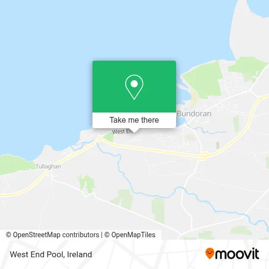 West End Pool map