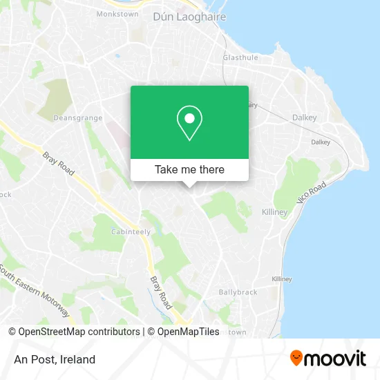 An Post map