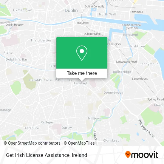 Get Irish License Assistance map